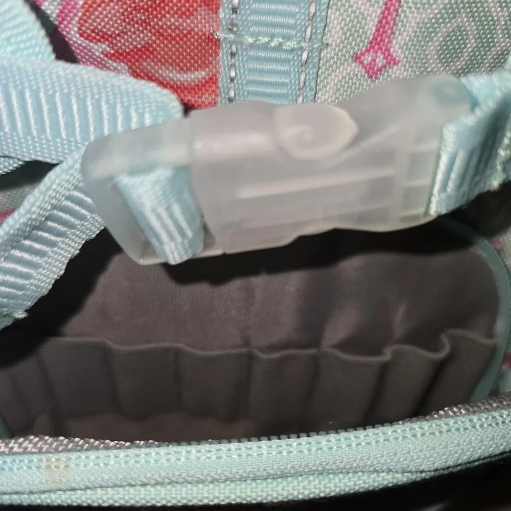 Pottery‎ Barn Kids Mini Backpack Flamingo Teal Pink Adjustable Straps Zipper